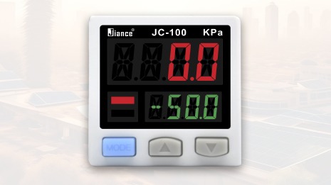 Jiance 通訊485數(shù)顯壓力表JC-100-RS485系列通訊功能的方便應用