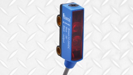 Jiance 小方型背景抑制光電開關(guān) JC-1451系列 檢測黑白距離差值小